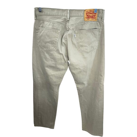 Levi's 514 Tan Jeans White Label Mens Size 34x34 - Picture 2 of 10